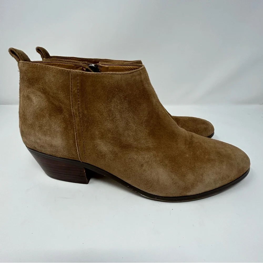 J CREW suede Ankle boots w/ side zipper Style#C9868, Women’s Size 11.